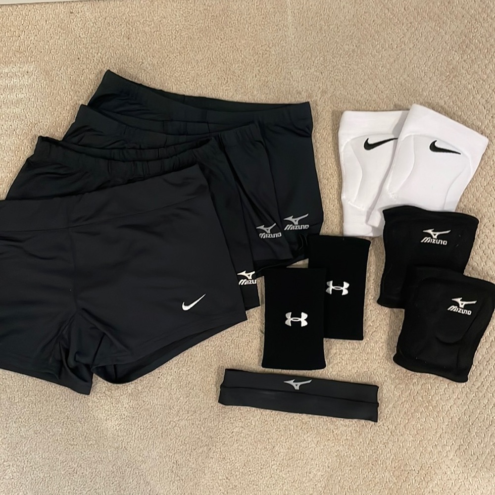 VOLLEYBALL PACK Mizuno/Nike spandex, knee pads, headband and forearm sleeves
